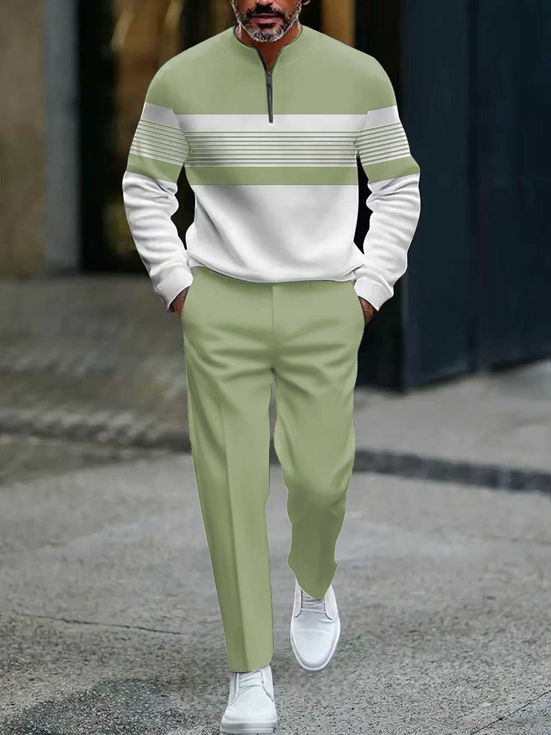 Sylax - Conjunto de Duas Peças Casual e Elegante