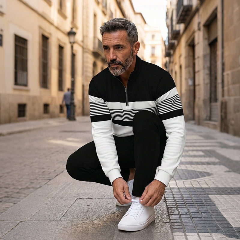 Sylax - Conjunto de Duas Peças Casual e Elegante